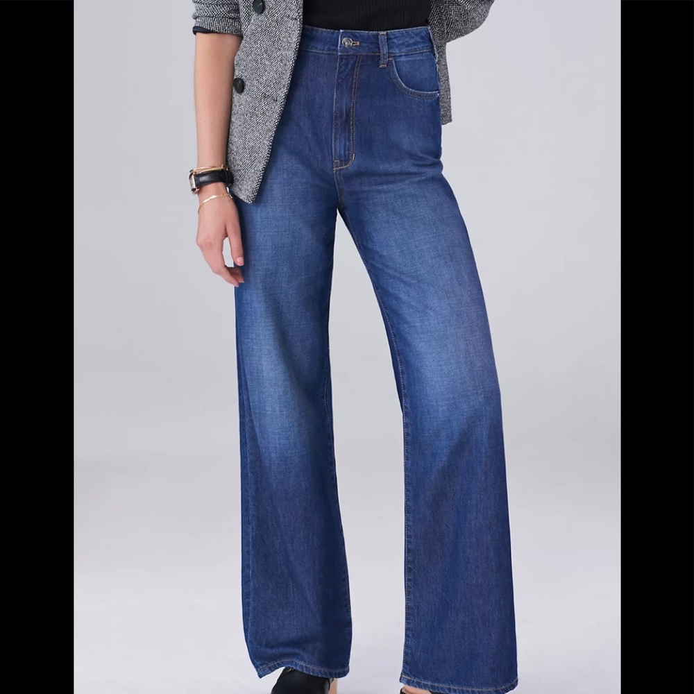 🍋 Pilcro The Annie Wide-Leg Jeans size 30 fits like 28